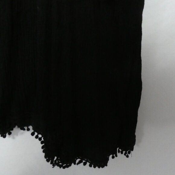 TORRID | size 0 | Black Top With Multicolor Embroidery - Picture 12 of 13